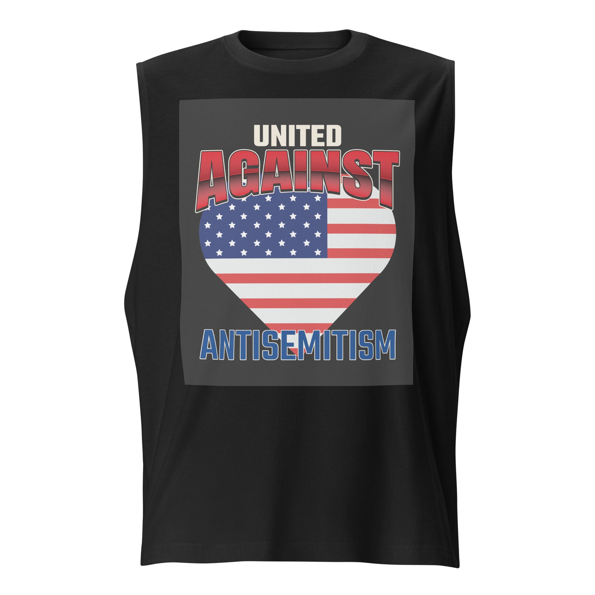 USA Edition | United Against Antisemitism | Unisex Muscle Tank Top Jouparty