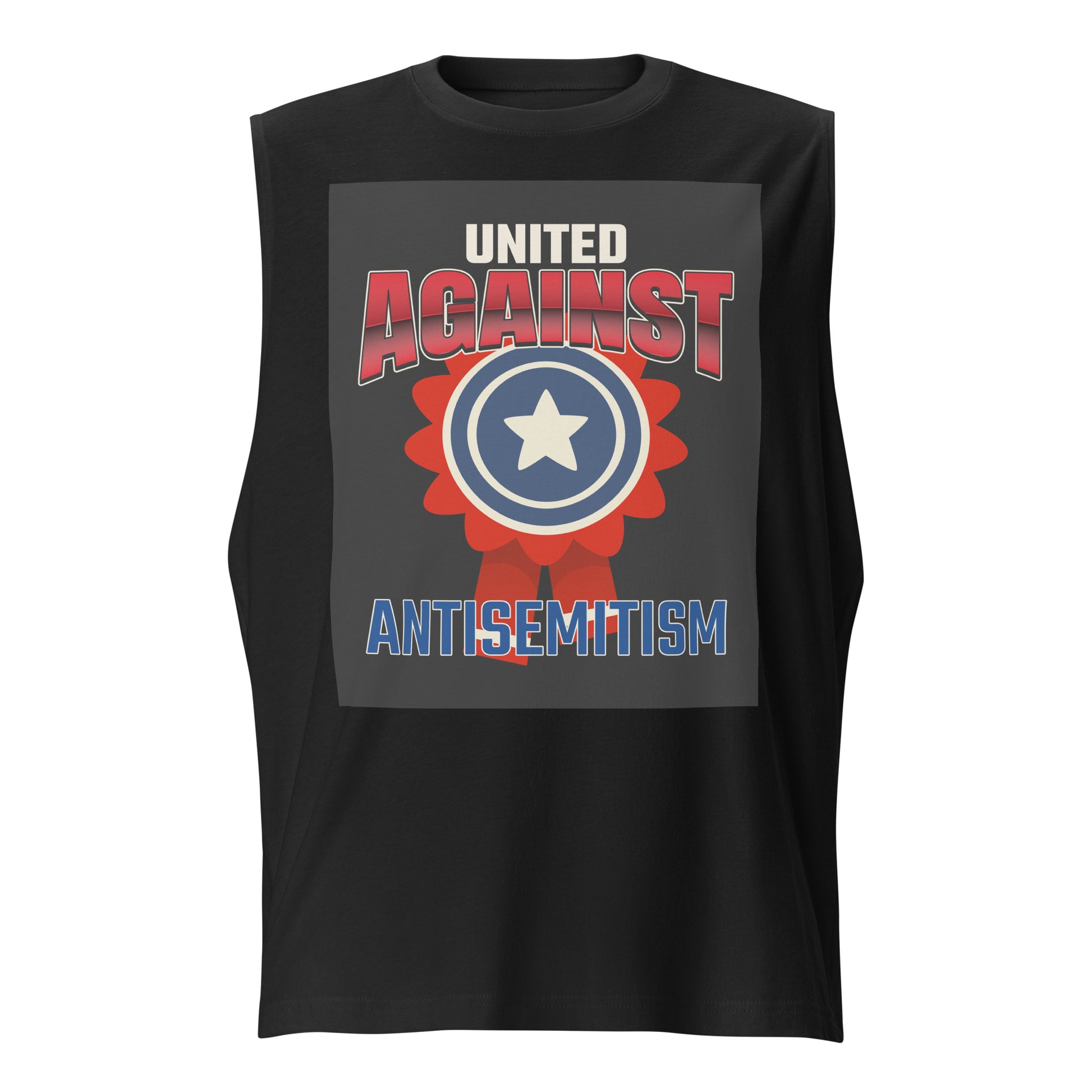 USA Edition | United Against Antisemitism | Unisex Muscle Tank Top Jouparty