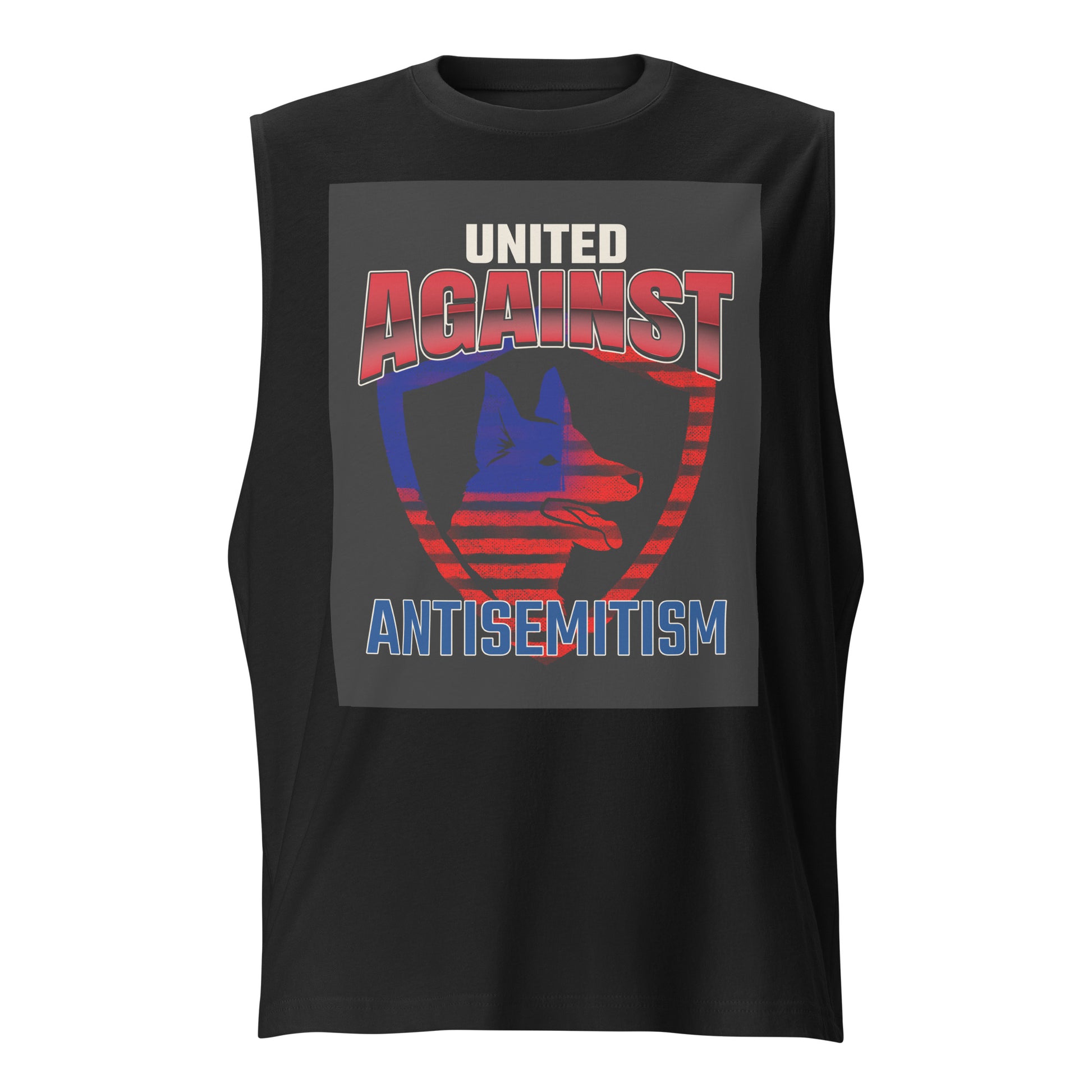 USA Edition | United Against Antisemitism | Unisex Muscle Tank Top Jouparty