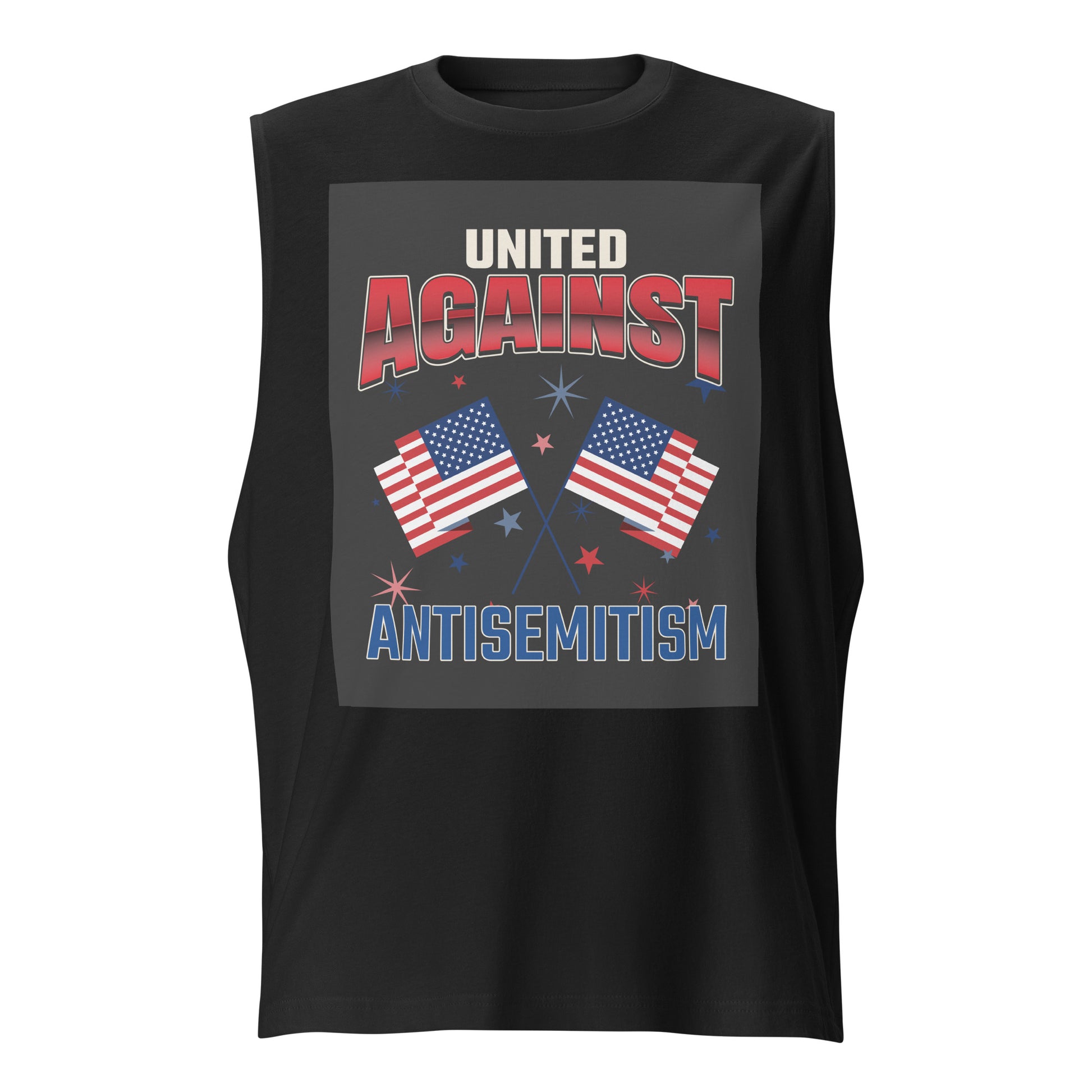 USA Edition | United Against Antisemitism | Unisex Muscle Tank Top