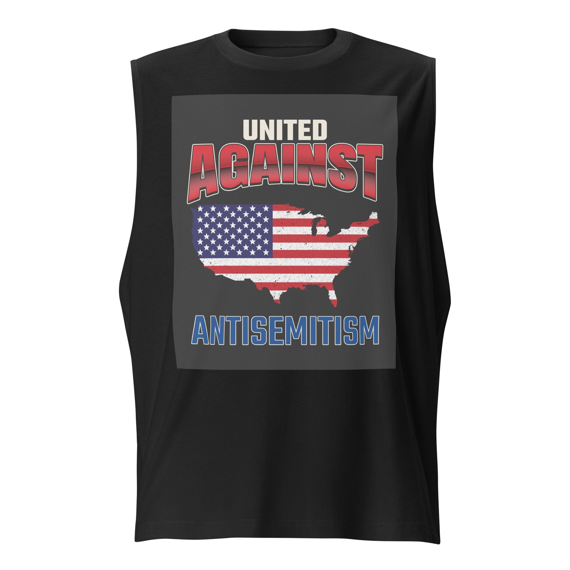 USA Edition | United Against Antisemitism | Unisex Muscle Tank Top Jouparty