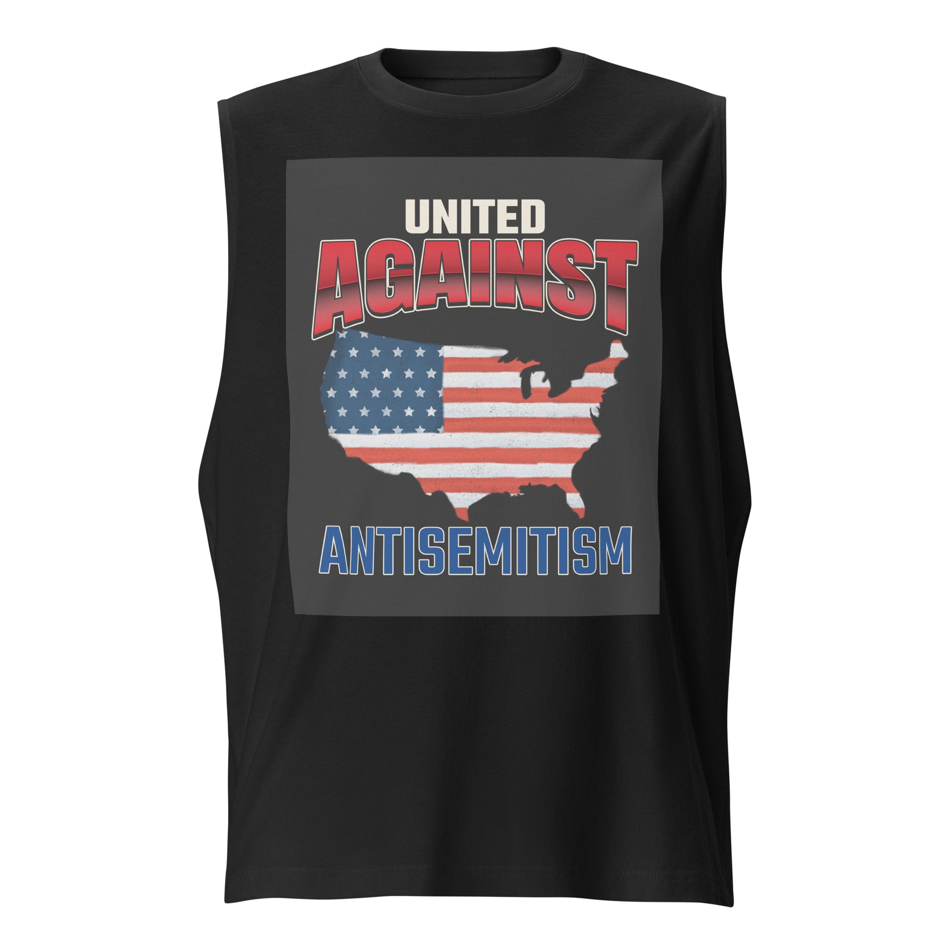 USA Edition | United Against Antisemitism | Unisex Muscle Tank Top