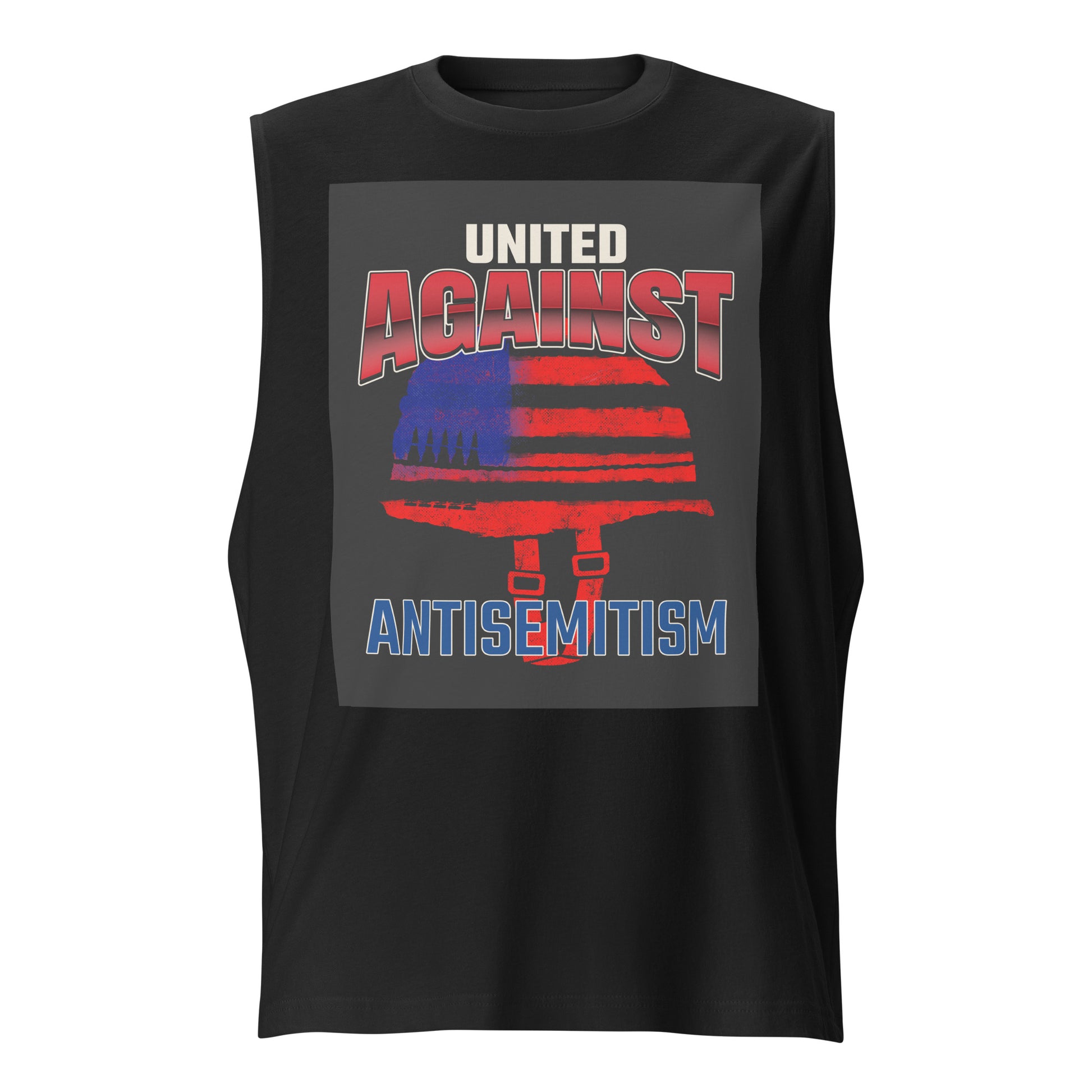 USA Edition | United Against Antisemitism | Unisex Muscle Tank Top Jouparty