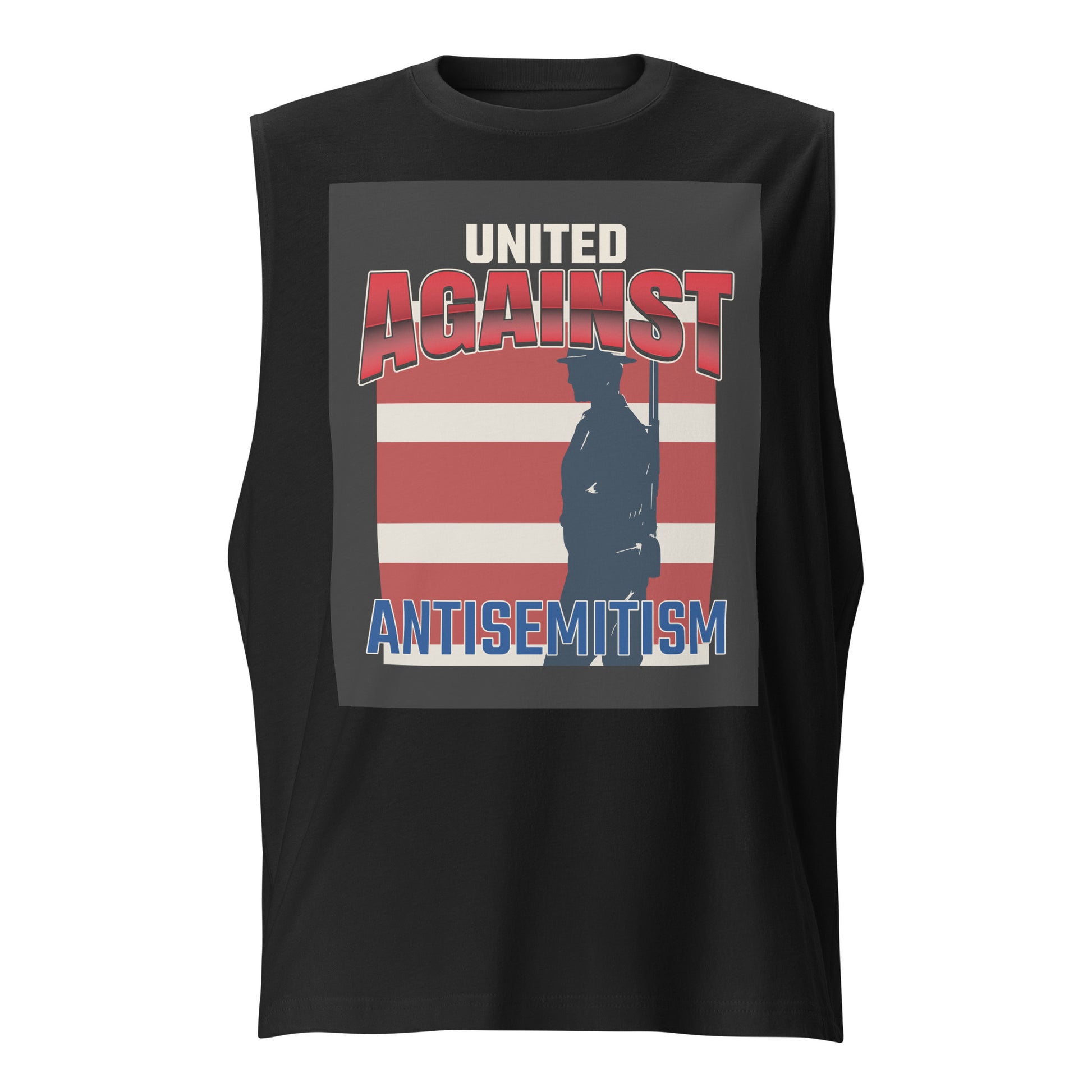 USA Edition | United Against Antisemitism | Unisex Muscle Tank Top Jouparty