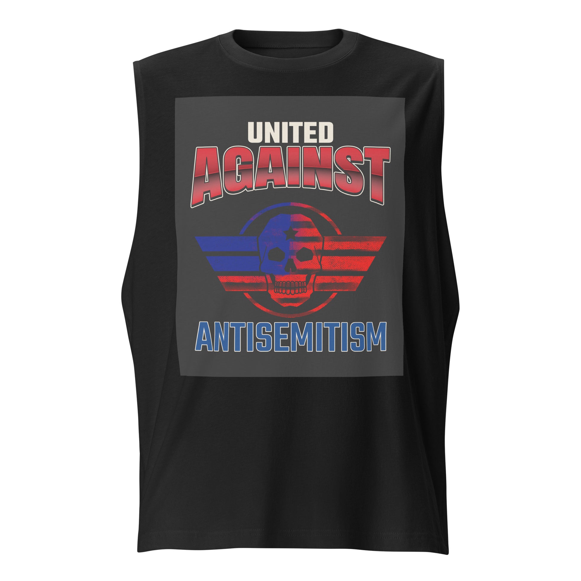 USA Edition | United Against Antisemitism | Unisex Muscle Tank Top Jouparty