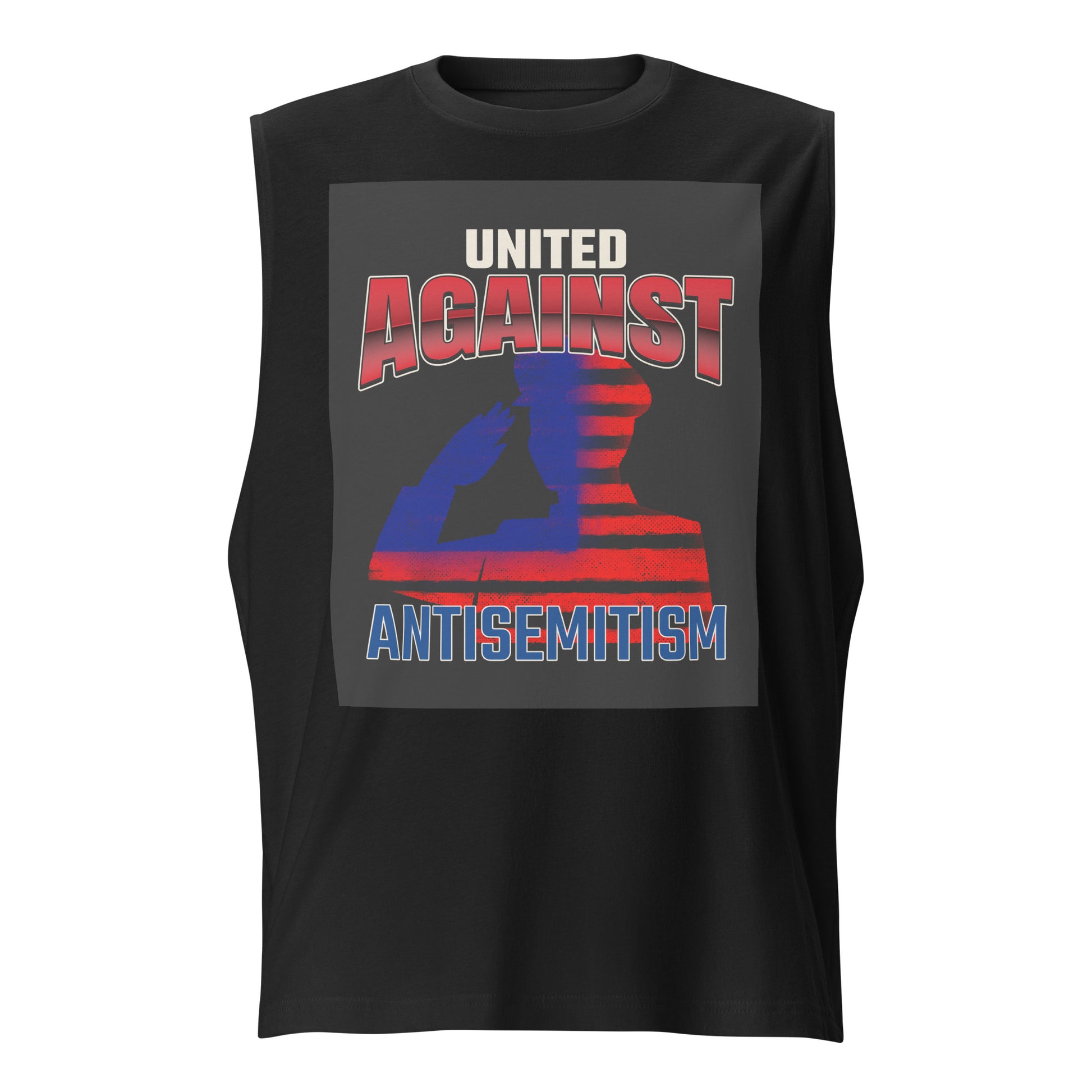 USA Edition | United Against Antisemitism | Unisex Muscle Tank Top Jouparty