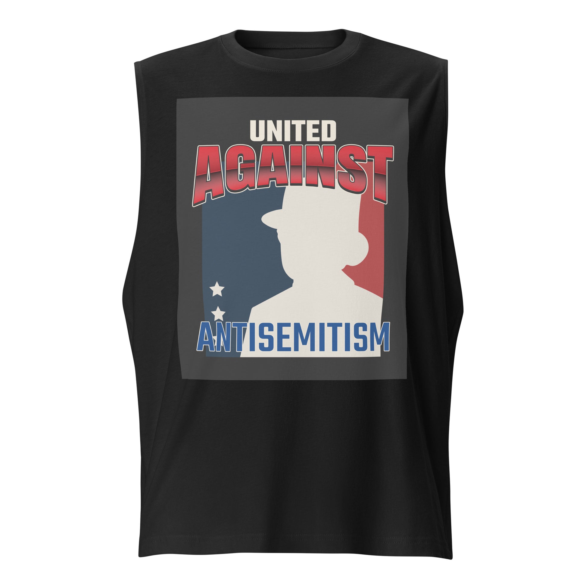USA Edition | United Against Antisemitism | Unisex Muscle Tank Top Jouparty