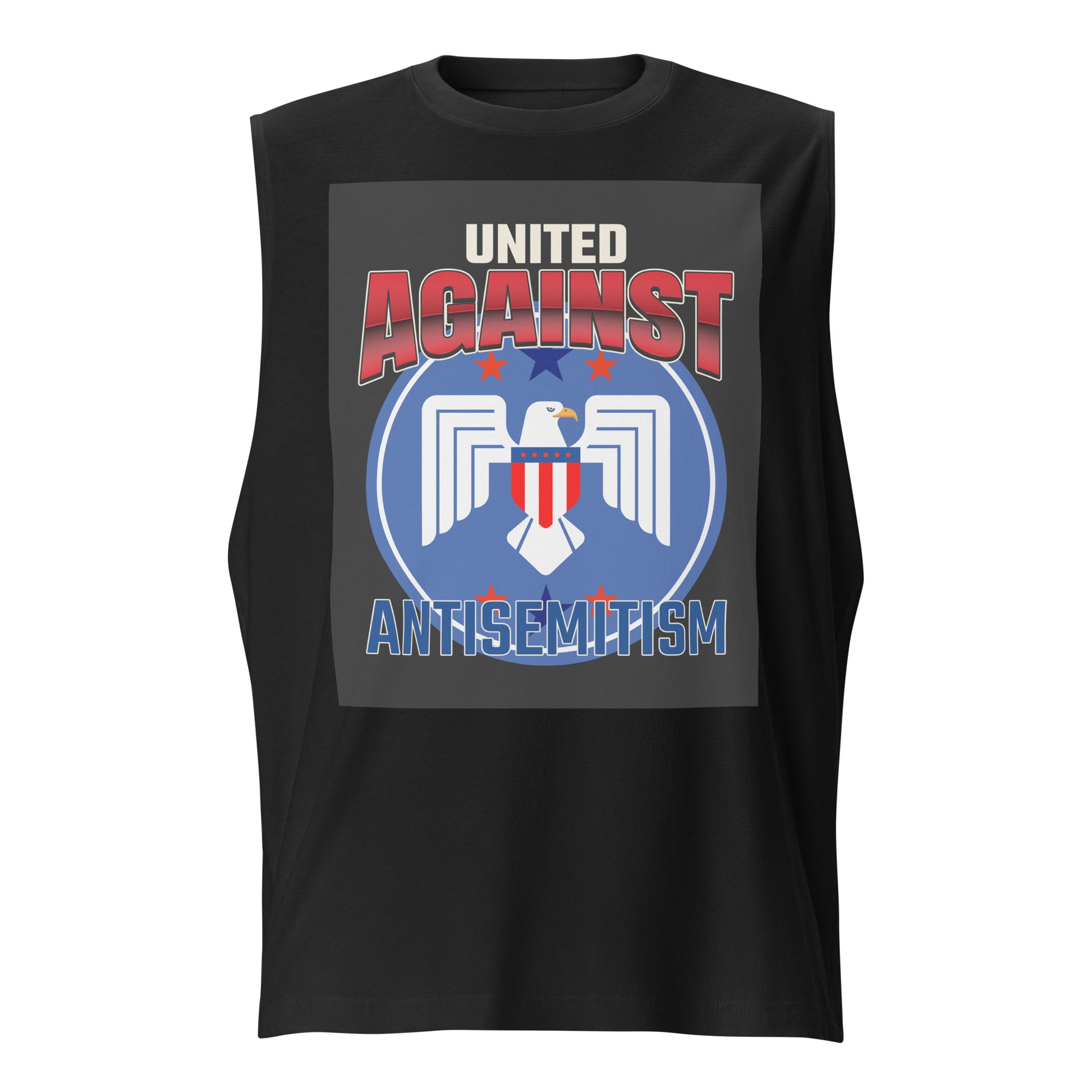 USA Edition | United Against Antisemitism | Unisex Muscle Tank Top Jouparty