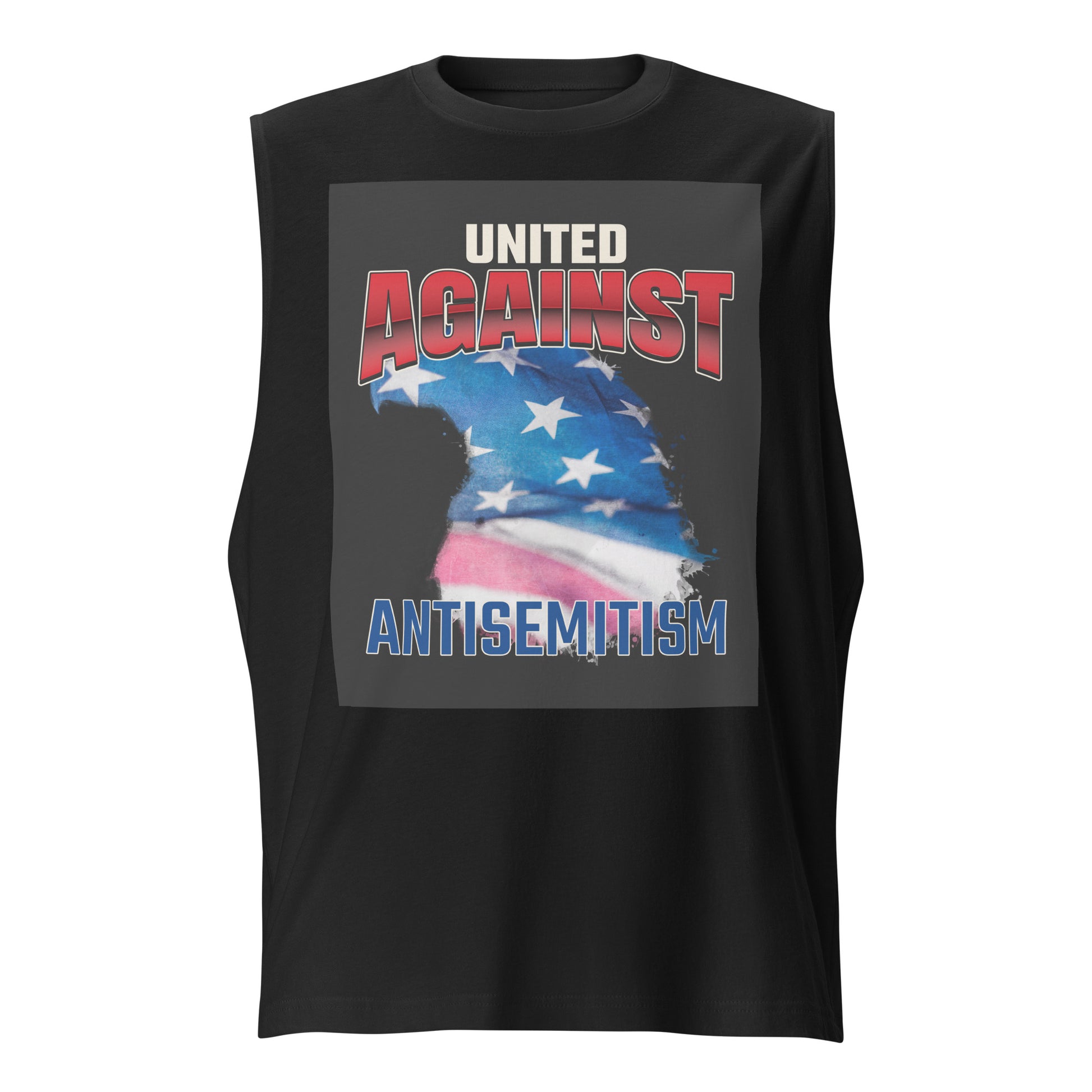 USA Edition | United Against Antisemitism | Unisex Muscle Tank Top Jouparty