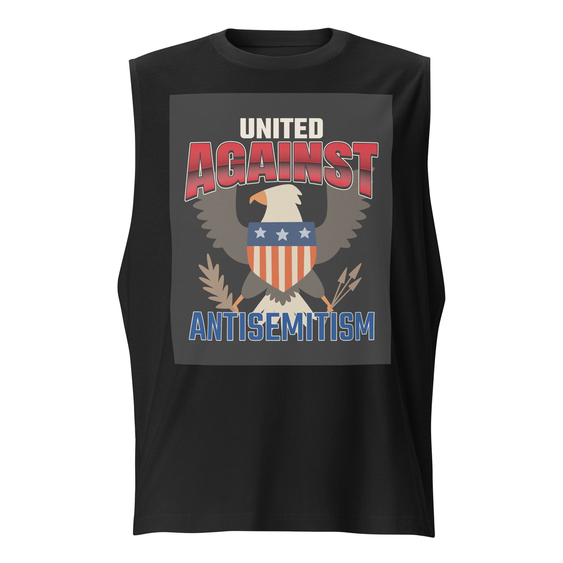 USA Edition | United Against Antisemitism | Unisex Muscle Tank Top Jouparty