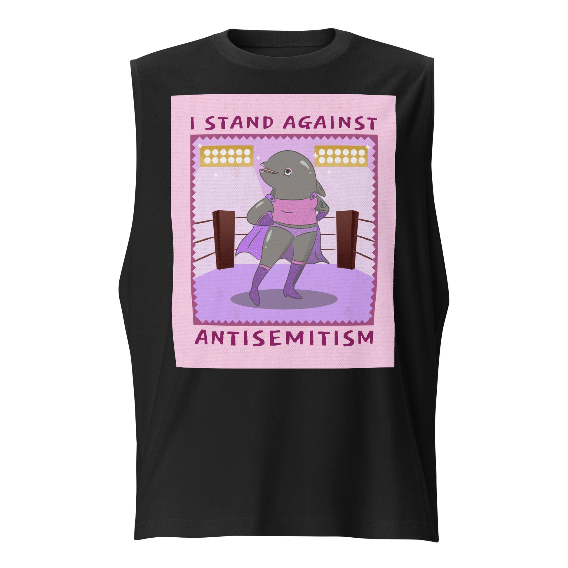 Champion Against Antisemitism | Unisex Muscle Tank Top Jouparty