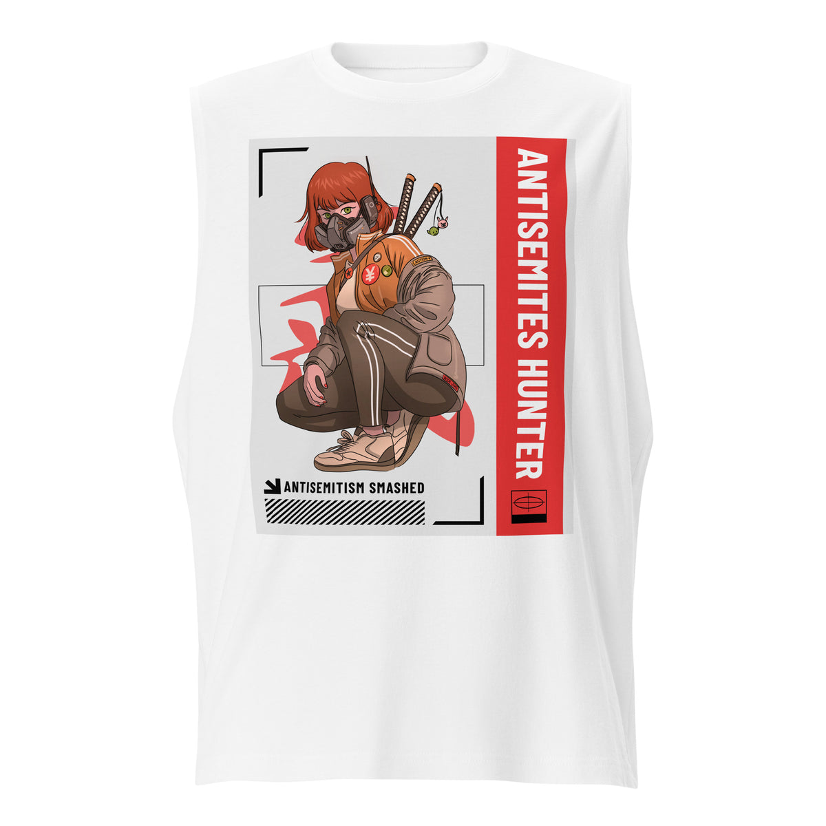 Antisemites Hunter | Unisex Muscle Tank Top Jouparty