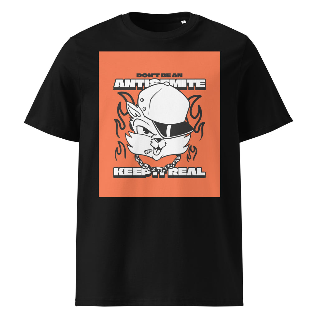 Streetart Graffiti Cartoon | Antisemitism | Unisex Organic T-Shirt