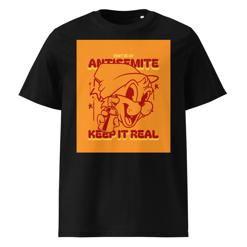 Streetart Graffiti Cartoon | Antisemitism | Unisex Organic T-Shirt