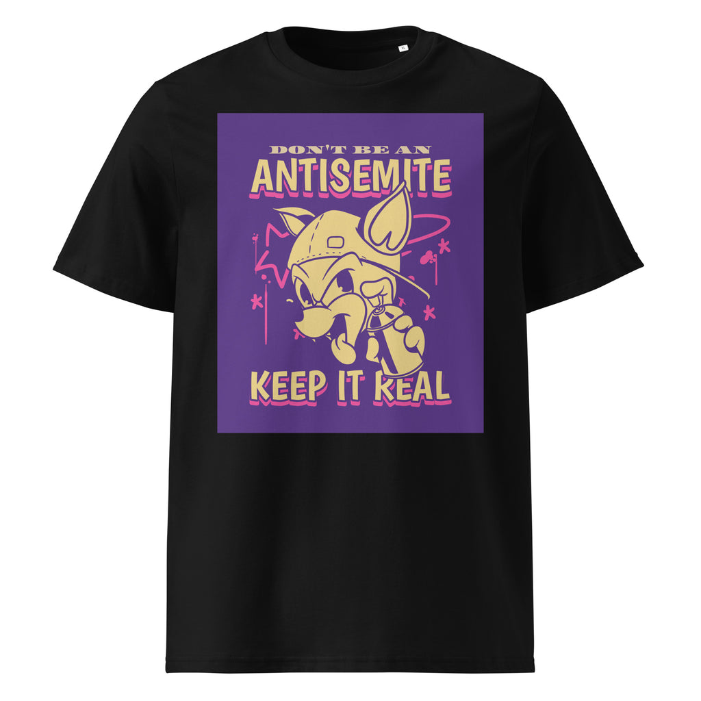 Streetart Graffiti Cartoon | Antisemitism | Unisex Organic T-Shirt