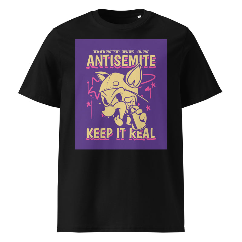 Streetart Graffiti Cartoon | Antisemitism | Unisex Organic T-Shirt