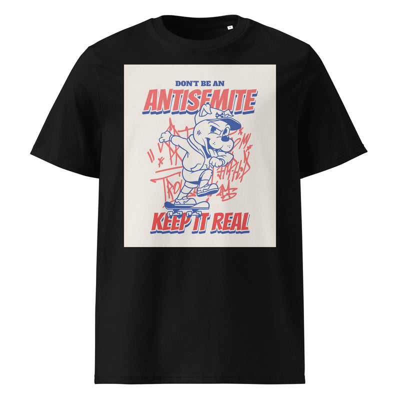 Streetart Graffiti Cartoon | Antisemitism | Unisex Organic T-Shirt