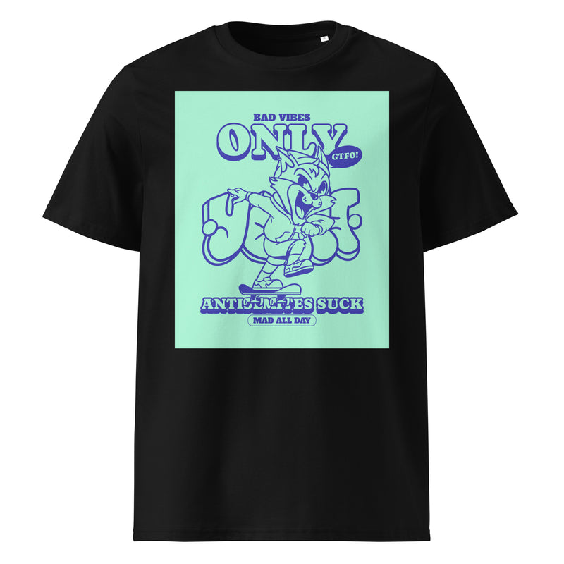 Streetart Graffiti Cartoon | Antisemitism | Unisex Organic T-Shirt