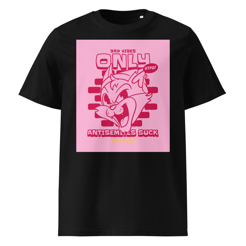Streetart Graffiti Cartoon | Antisemitism | Unisex Organic T-Shirt