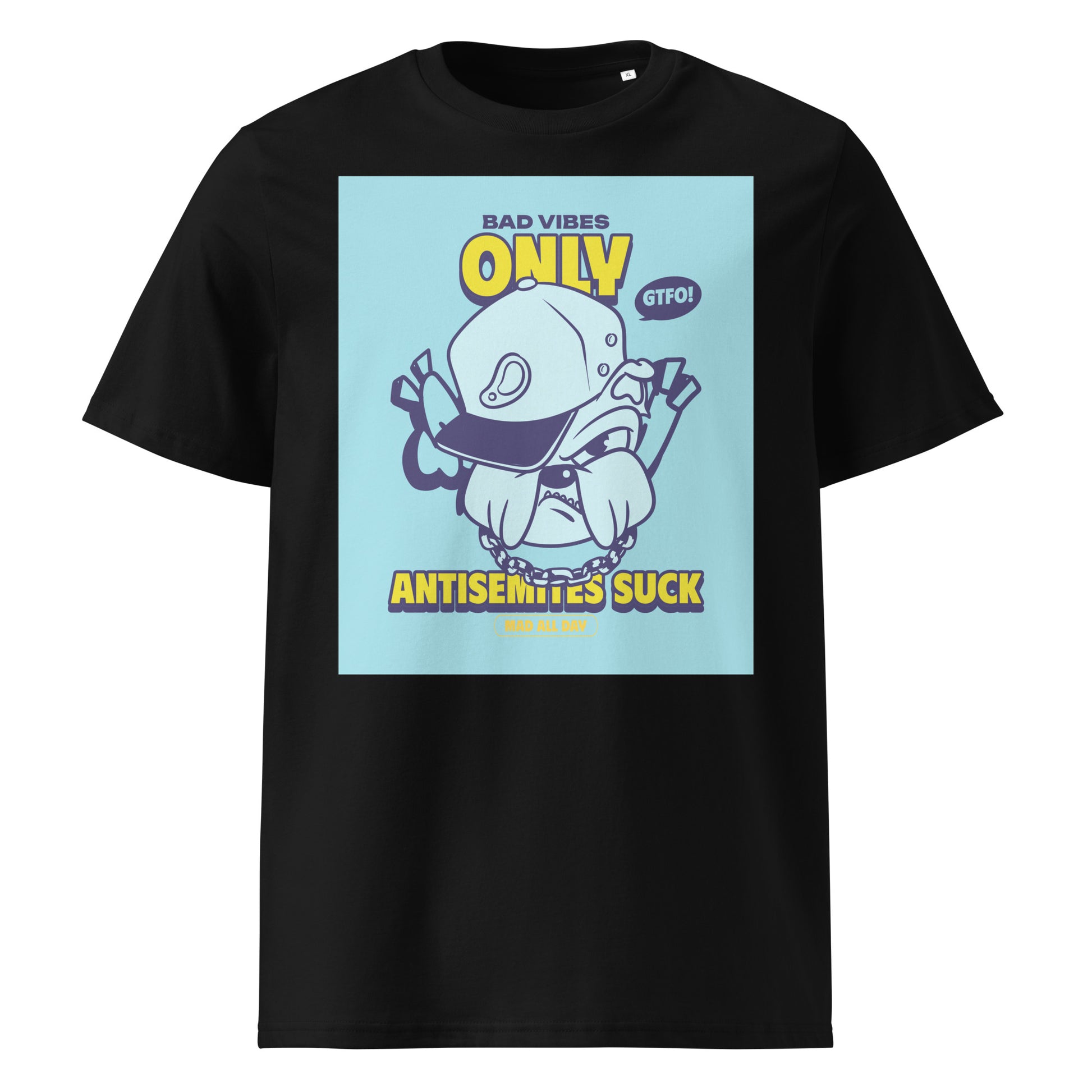 Streetart Graffiti Cartoon | Antisemitism | Unisex Organic T-Shirt