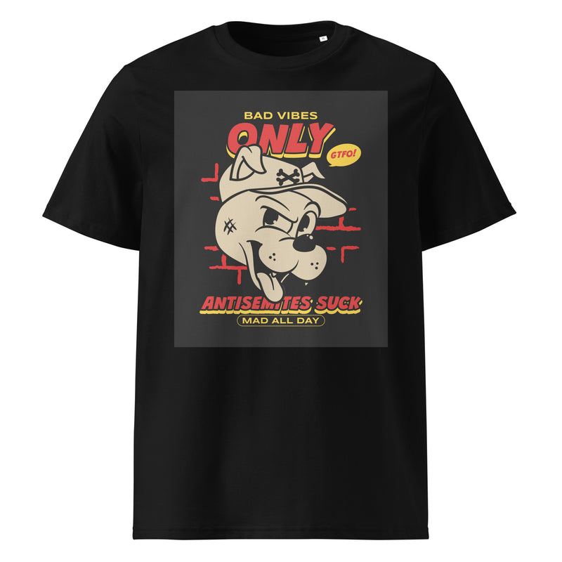 Streetart Graffiti Cartoon | Antisemitism | Unisex Organic T-Shirt
