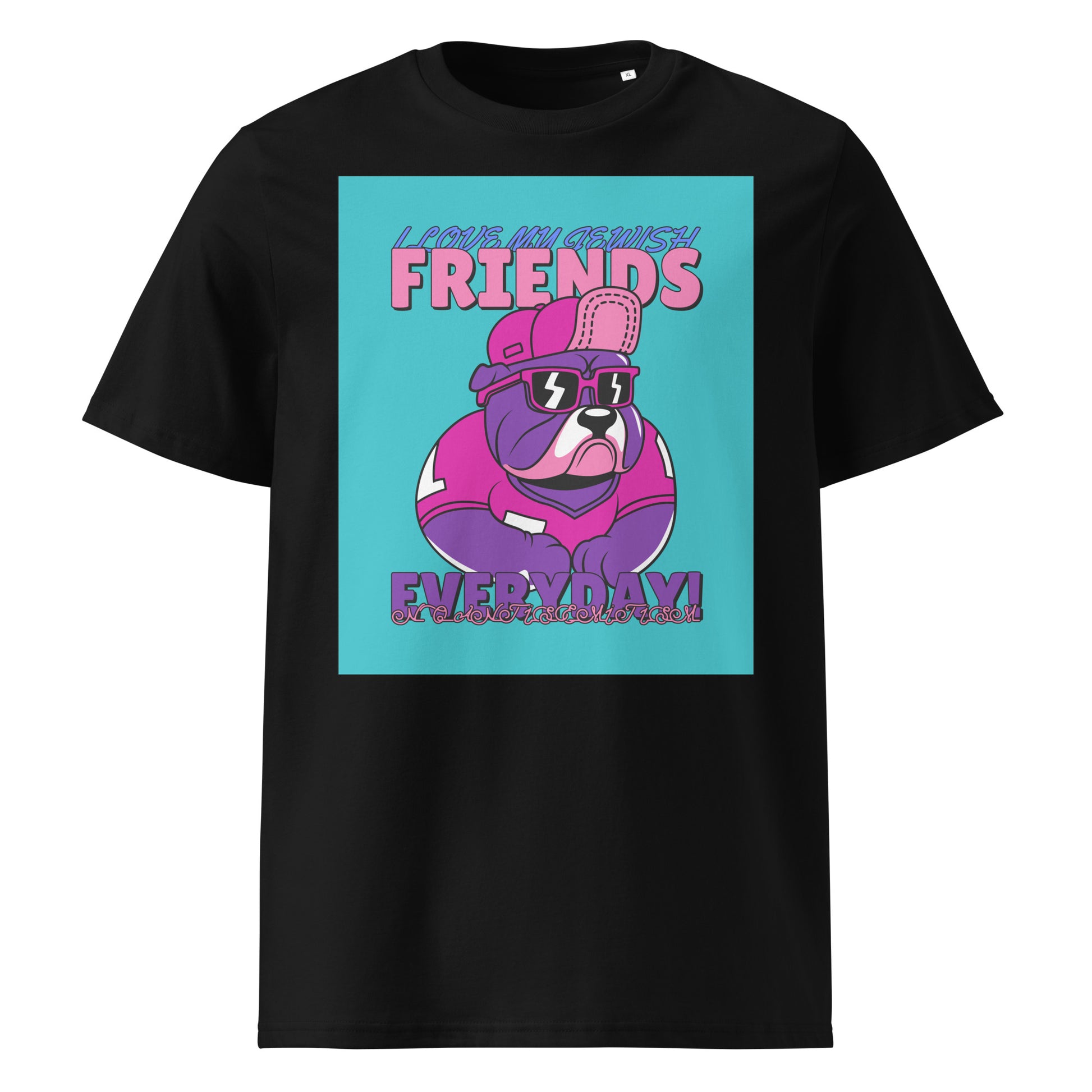 Streetart Graffiti Cartoon | Antisemitism | Unisex Organic T-Shirt