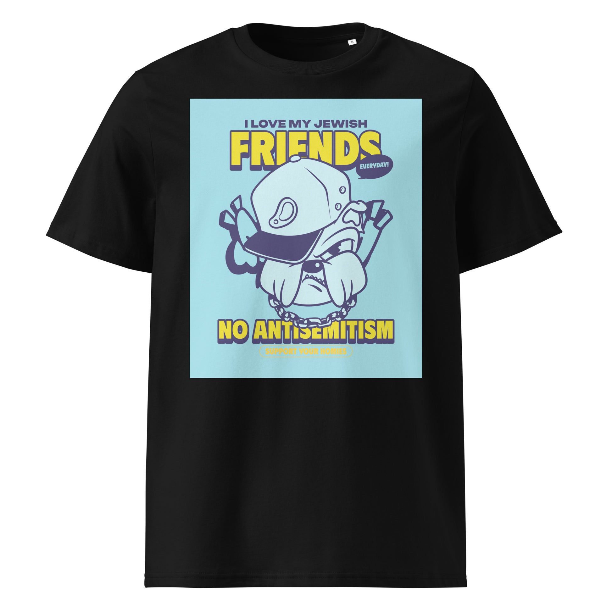 Streetart Graffiti Cartoon | Antisemitism | Unisex Organic T-Shirt