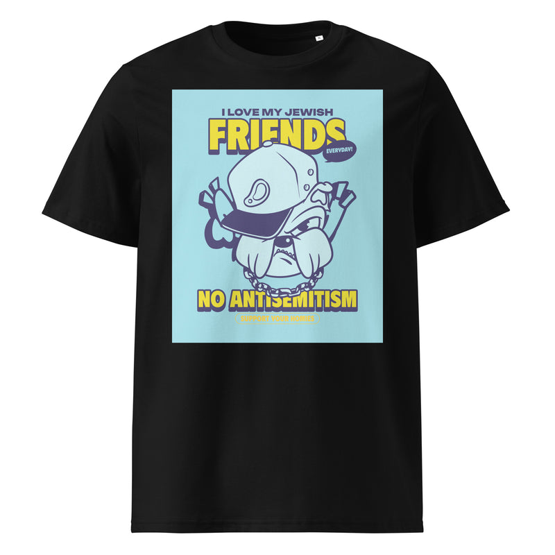 Streetart Graffiti Cartoon | Antisemitism | Unisex Organic T-Shirt