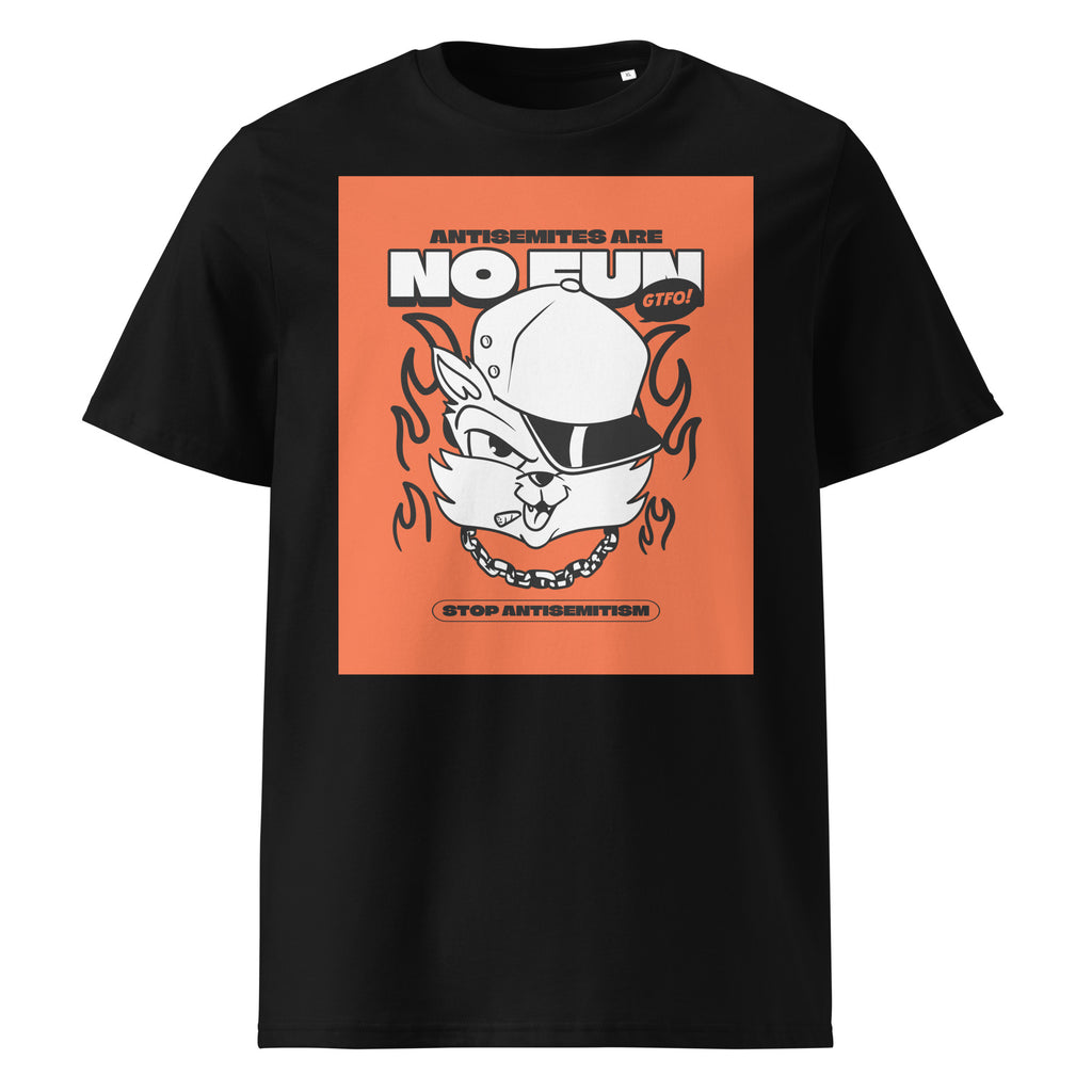 Streetart Graffiti Cartoon | Antisemitism | Unisex Organic T-Shirt