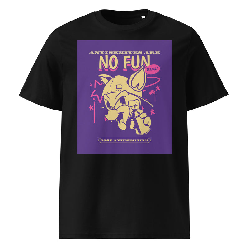 Streetart Graffiti Cartoon | Antisemitism | Unisex Organic T-Shirt