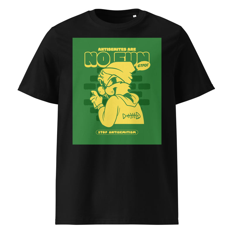 Streetart Graffiti Cartoon | Antisemitism | Unisex Organic T-Shirt