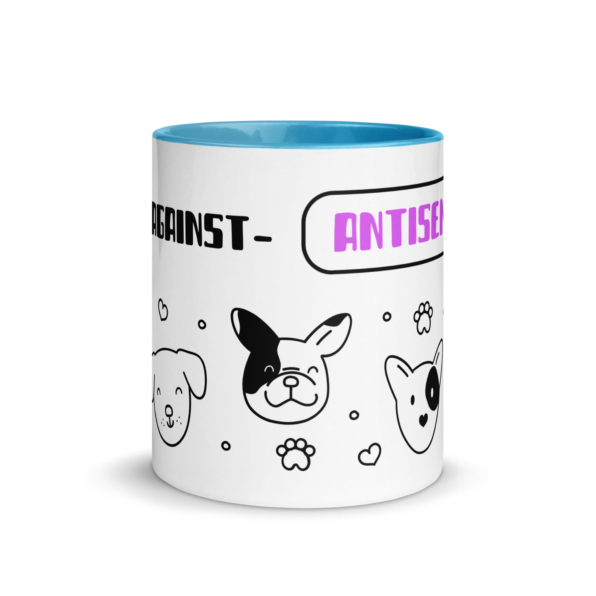 Cute Doodle Pet | White Mug With Color Inside