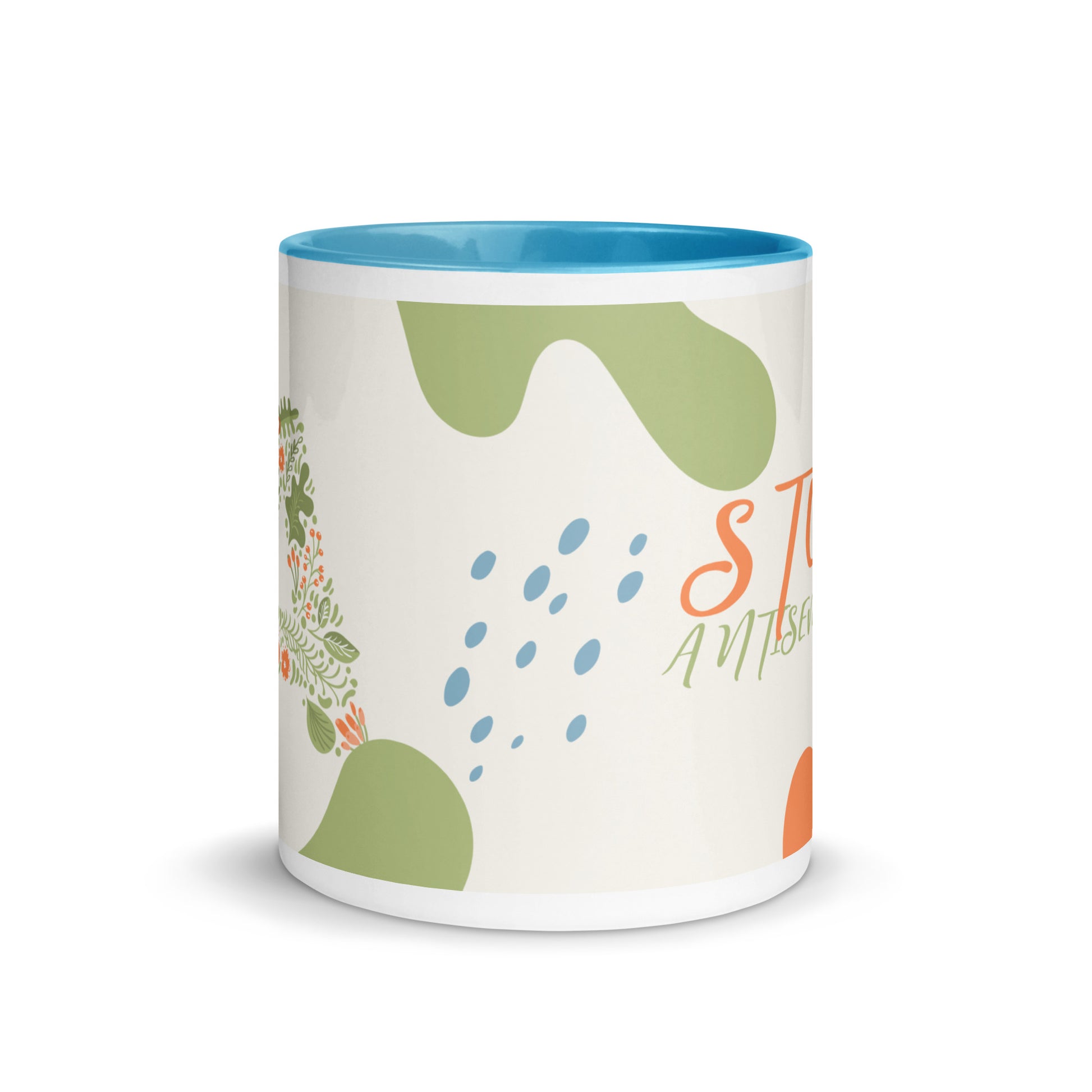 Minimal Shine | Antisemitism | White Mug With Color Inside