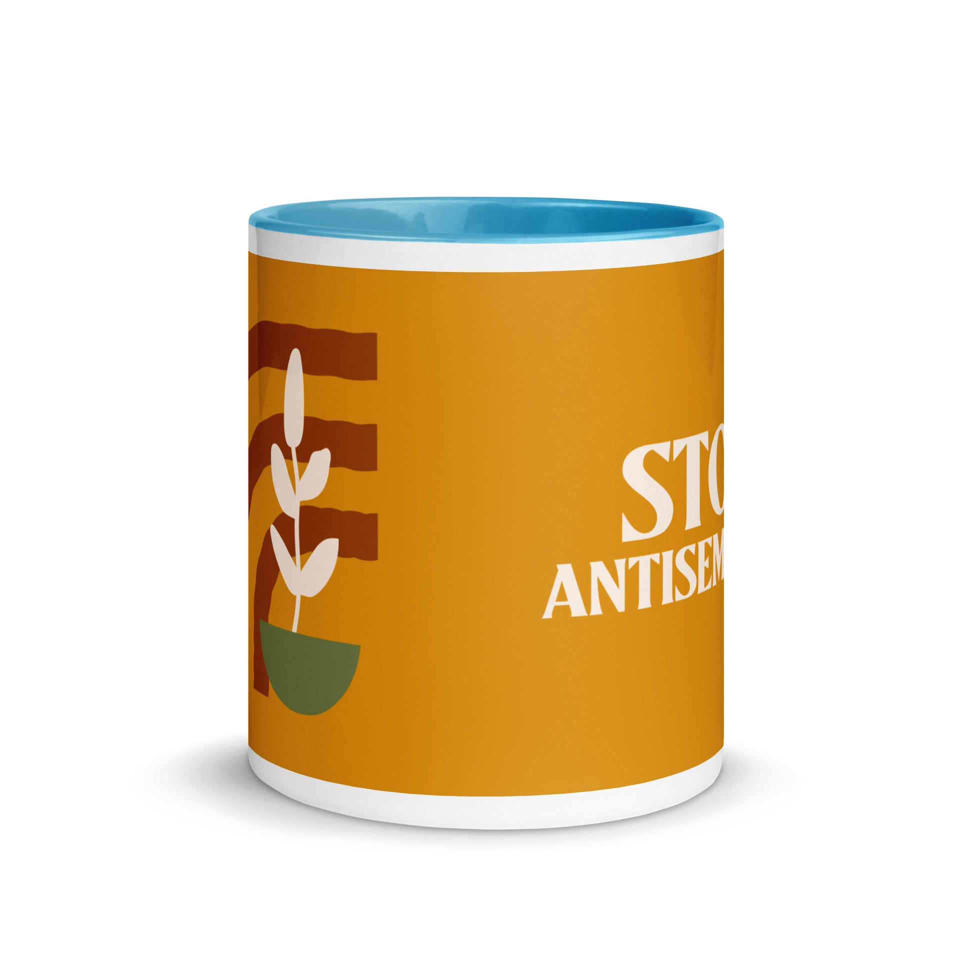 Minimal Shine | Antisemitism | White Mug With Color Inside