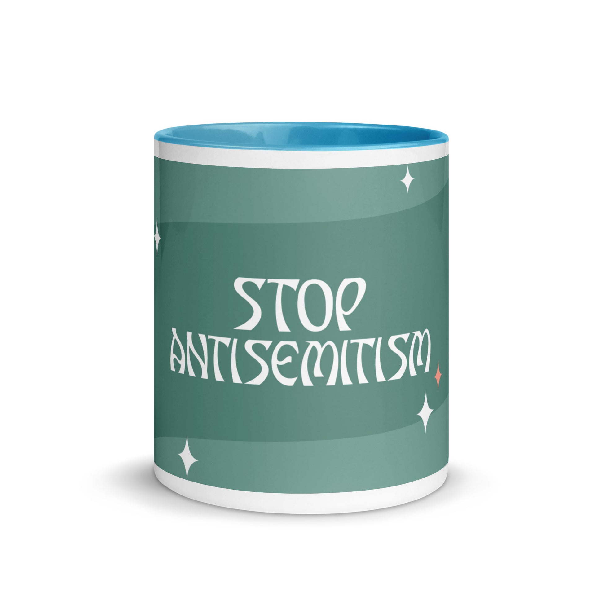 Minimal Shine | Antisemitism | White Mug With Color Inside