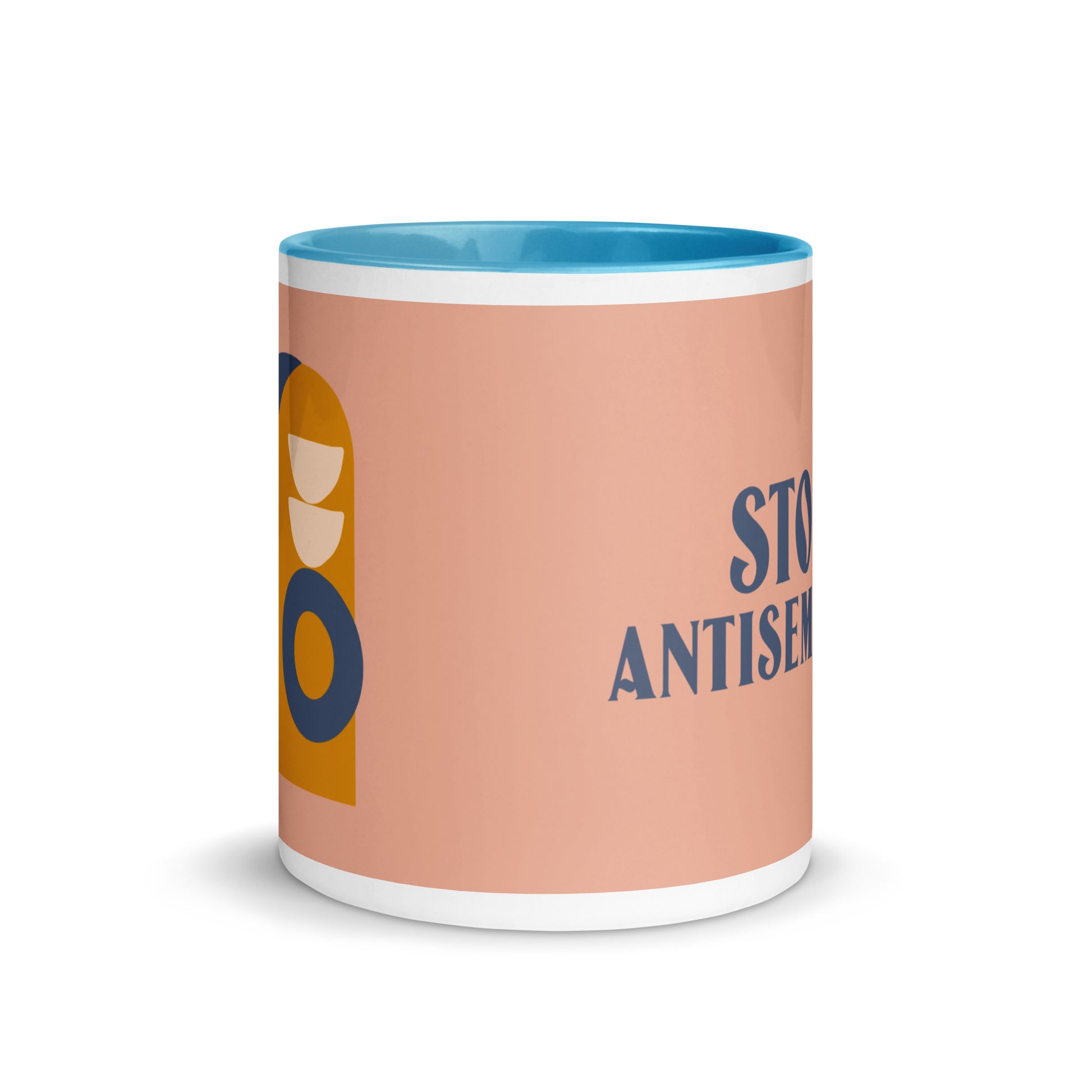 Minimal Shine | Antisemitism | White Mug With Color Inside