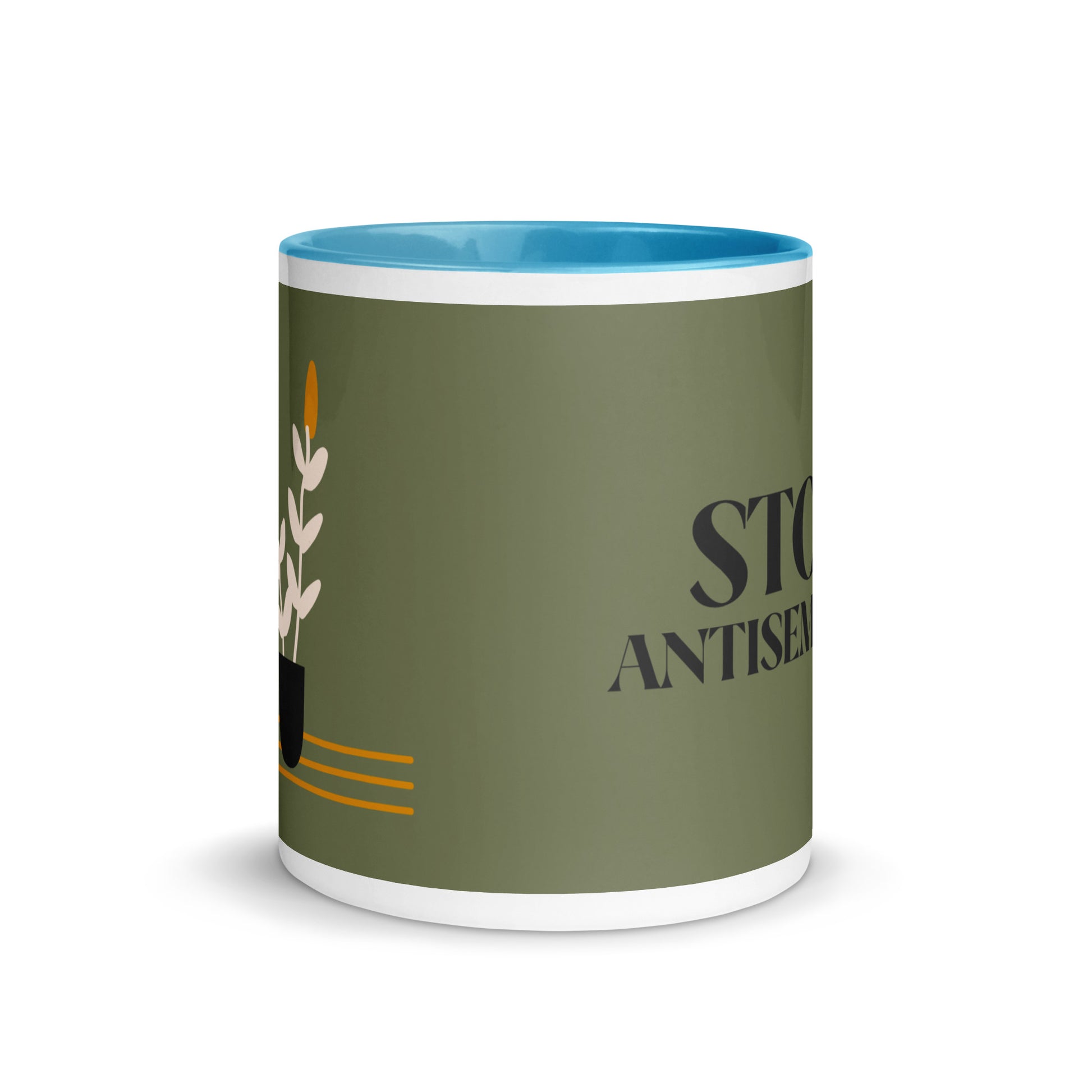Minimal Shine | Antisemitism | White Mug With Color Inside