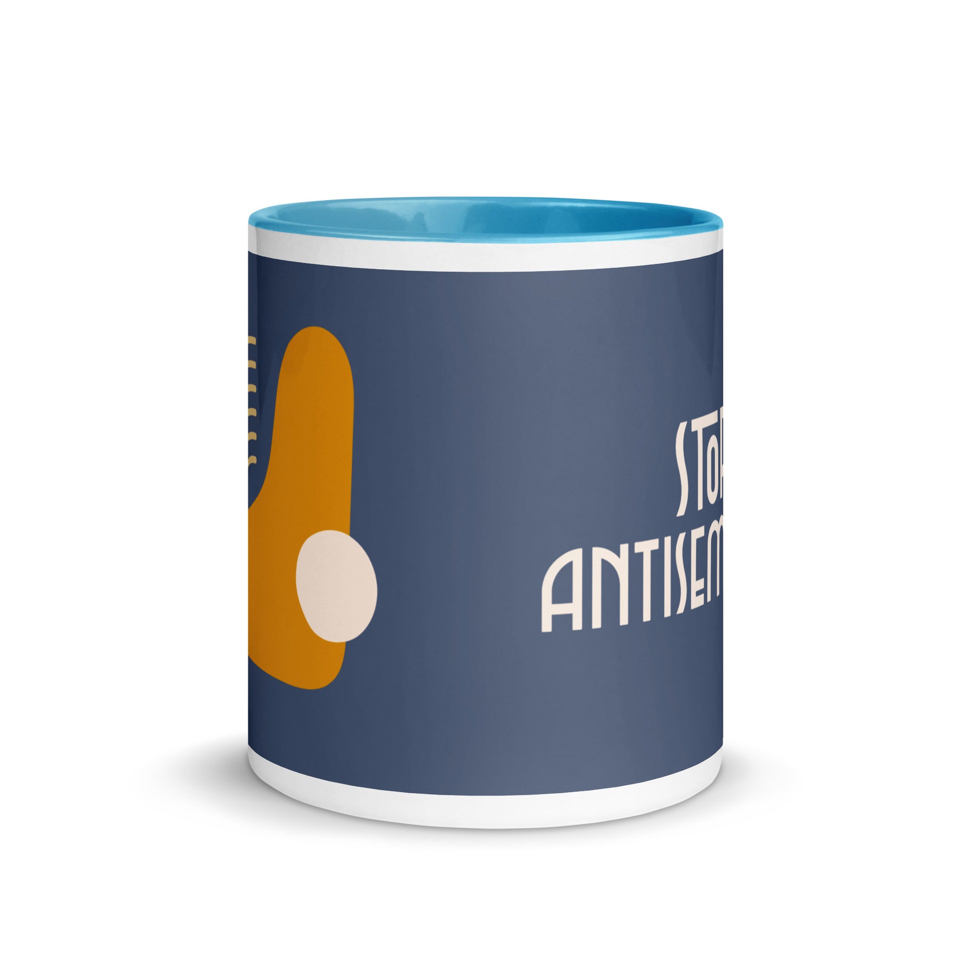 Minimal Shine | Antisemitism | White Mug With Color Inside
