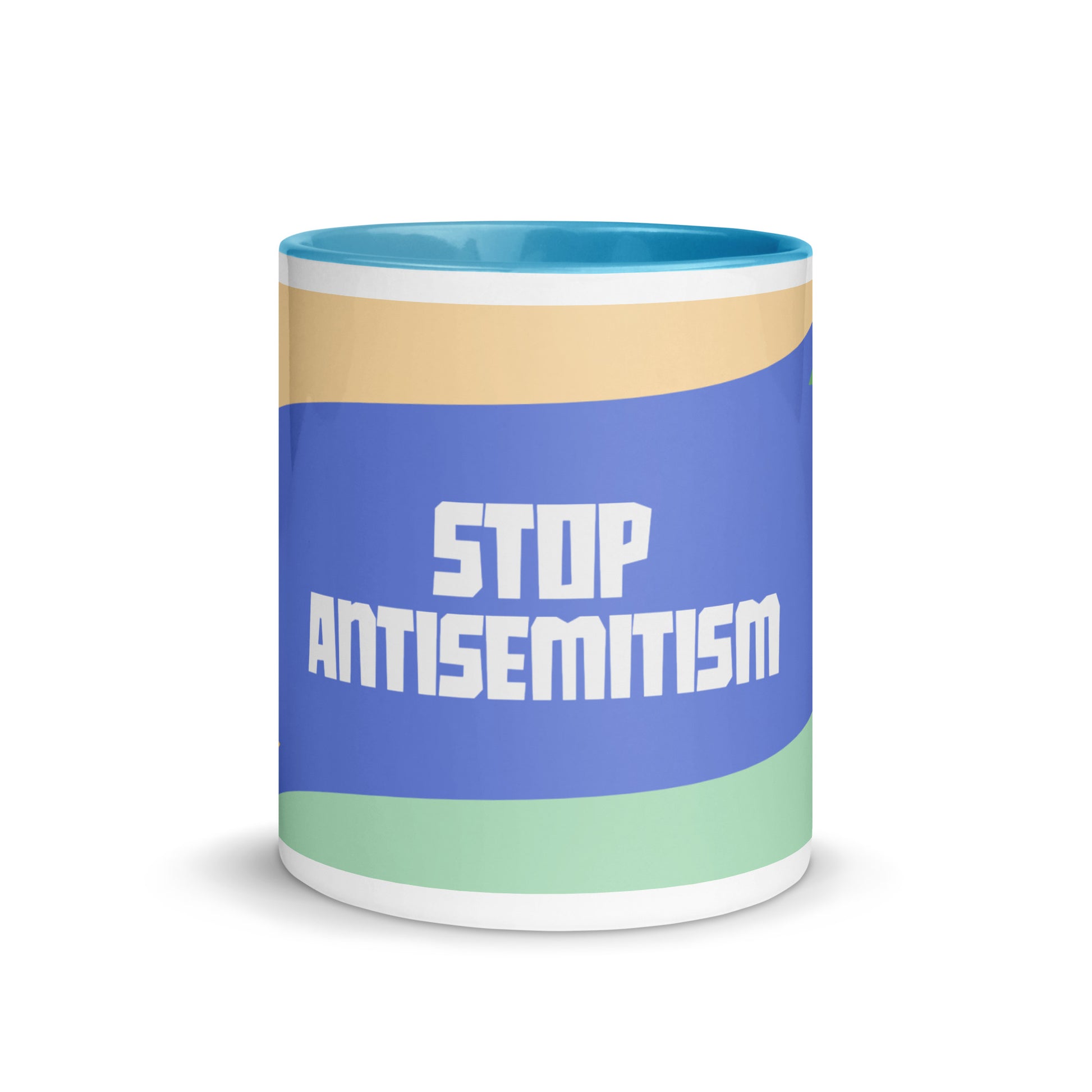 Minimal Shine | Antisemitism | White Mug With Color Inside