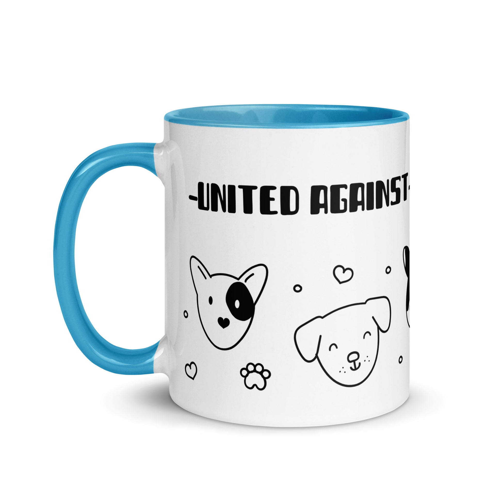 Cute Doodle Pet | White Mug With Color Inside
