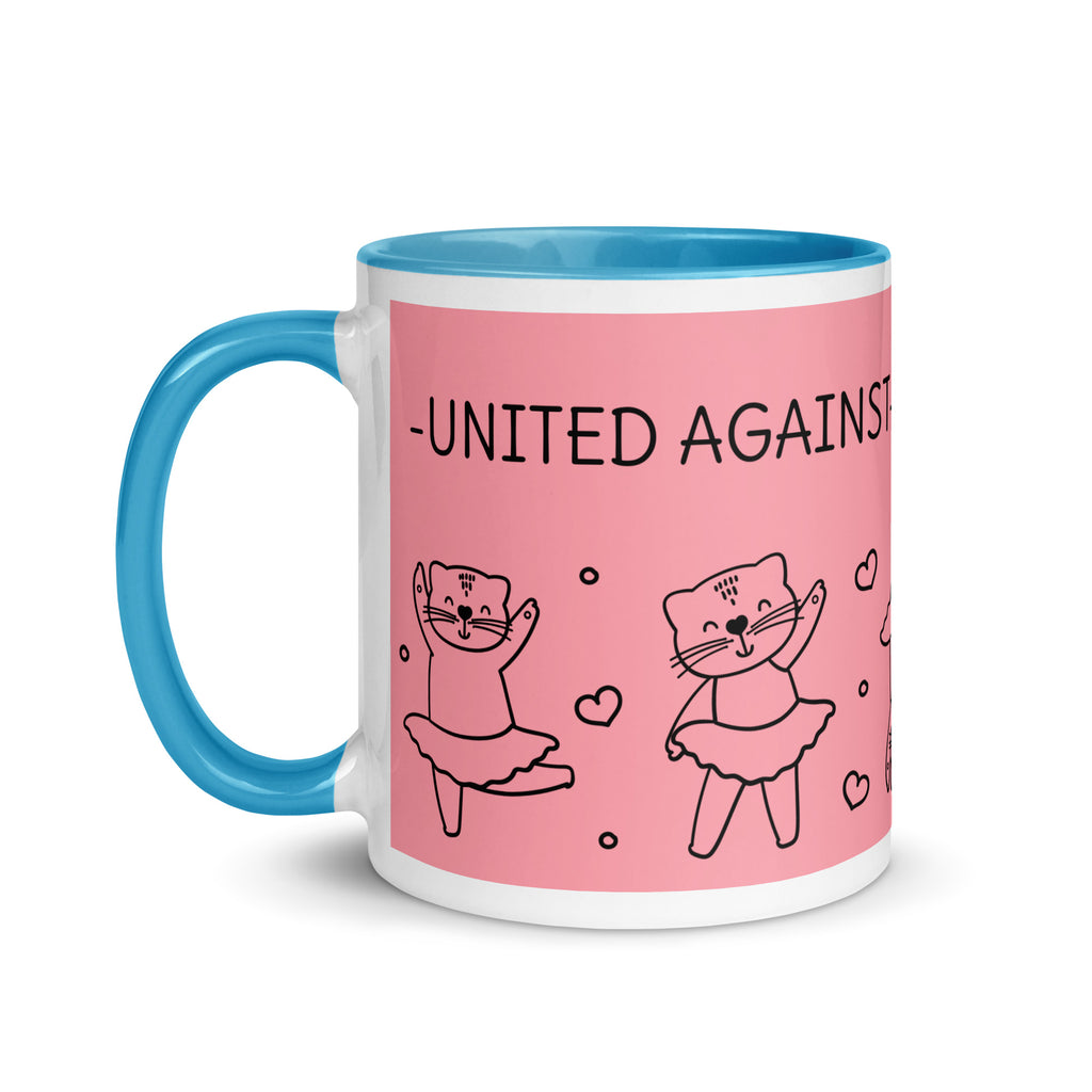 Cute Doodle Pet | Antisemitism | White Mug With Color Inside