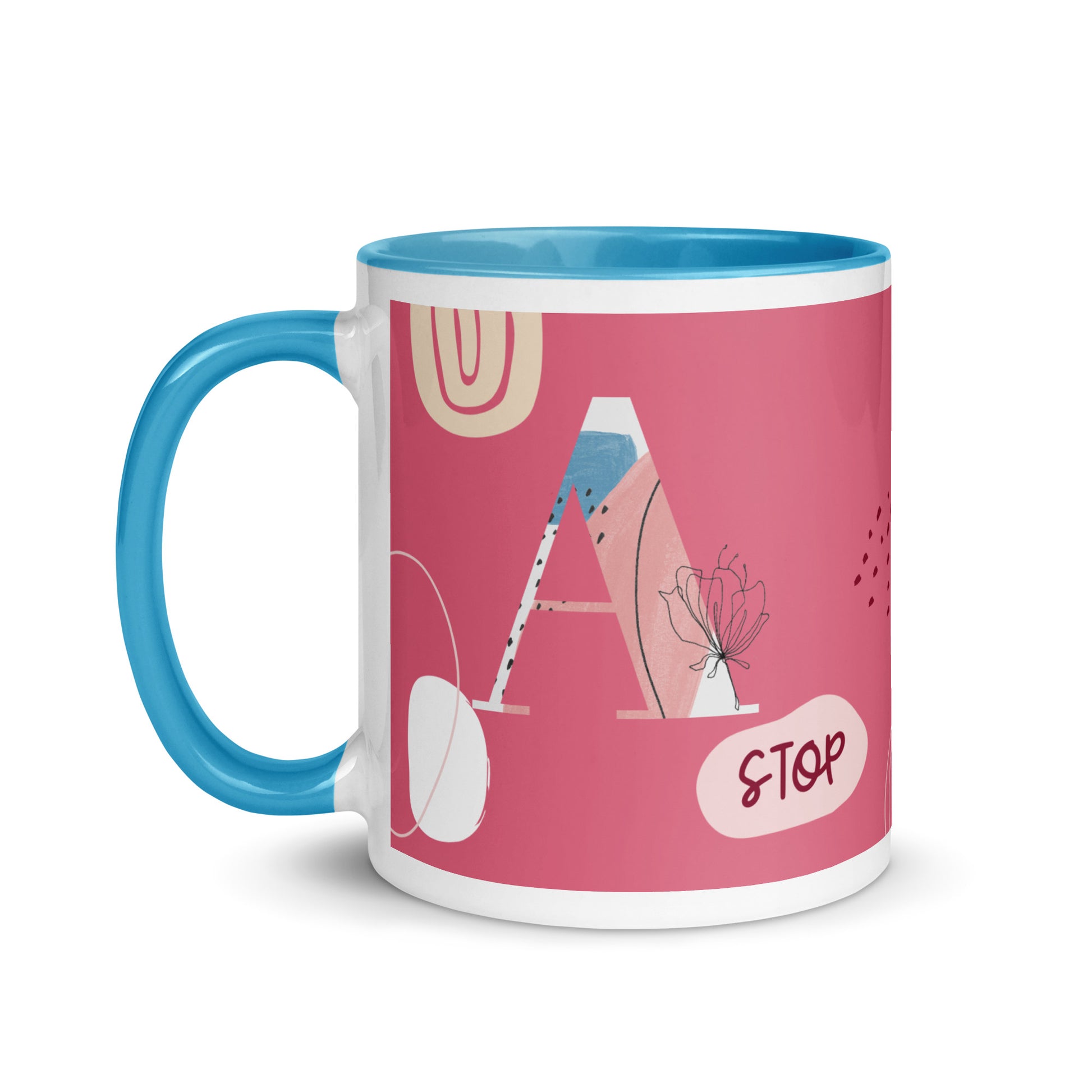 Minimal Shine | Antisemitism | White Mug With Color Inside
