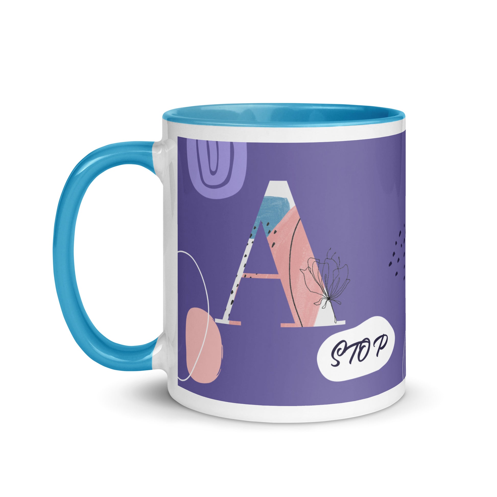 Minimal Shine | Antisemitism | White Mug With Color Inside