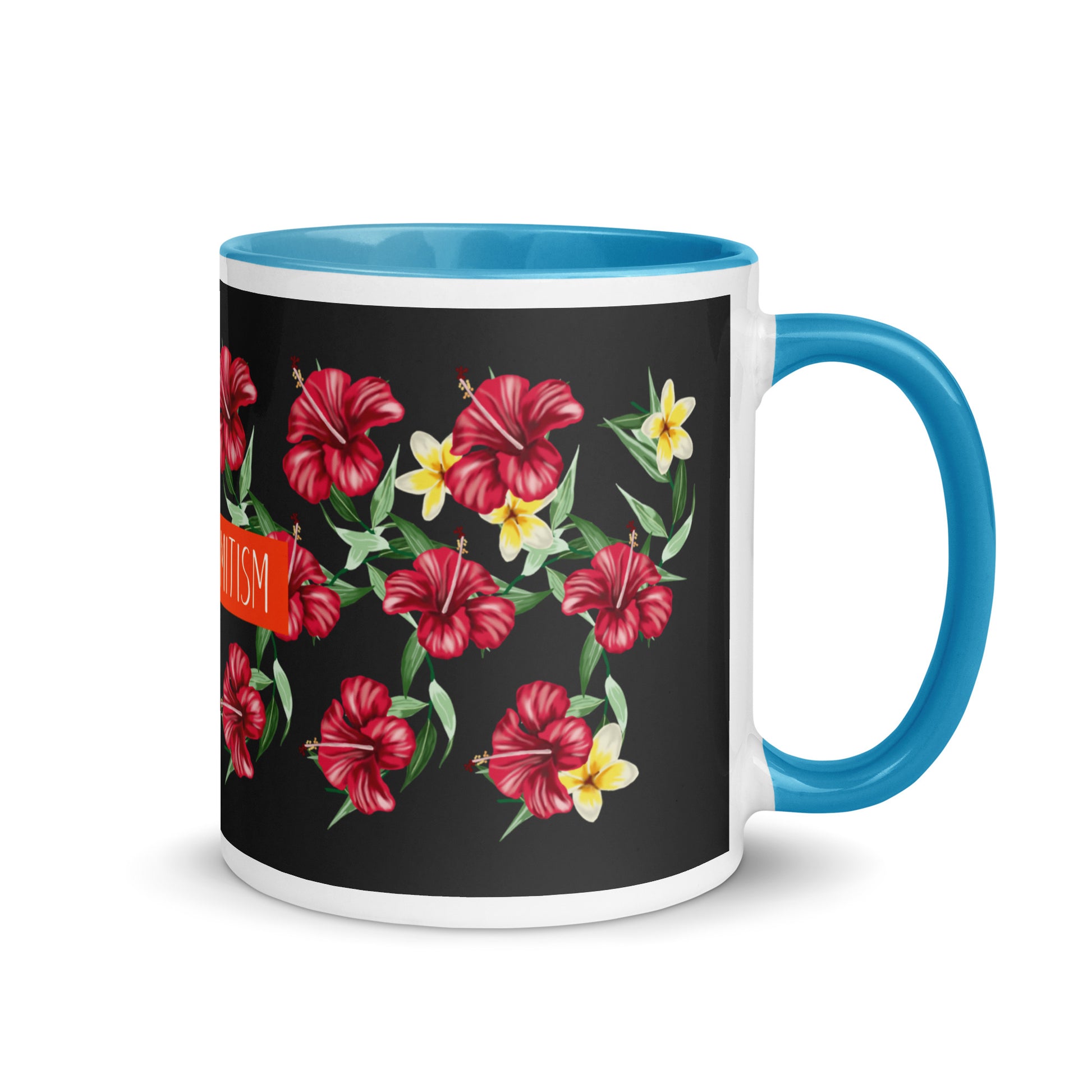 Flower Anthem | Antisemitism | White Mug With Color Inside