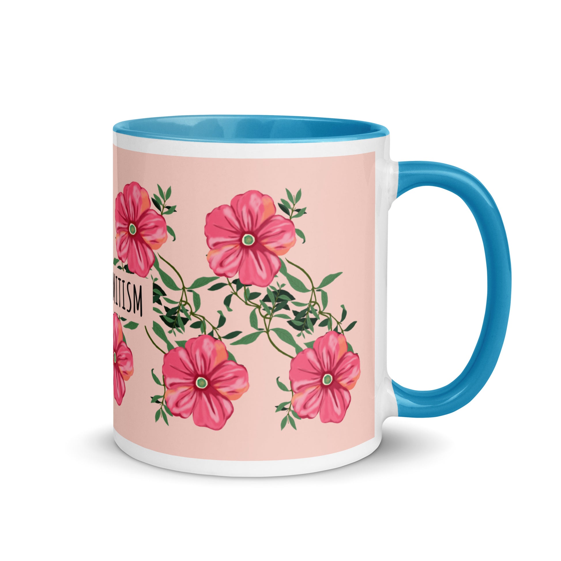 Flower Anthem | Antisemitism | White Mug With Color Inside