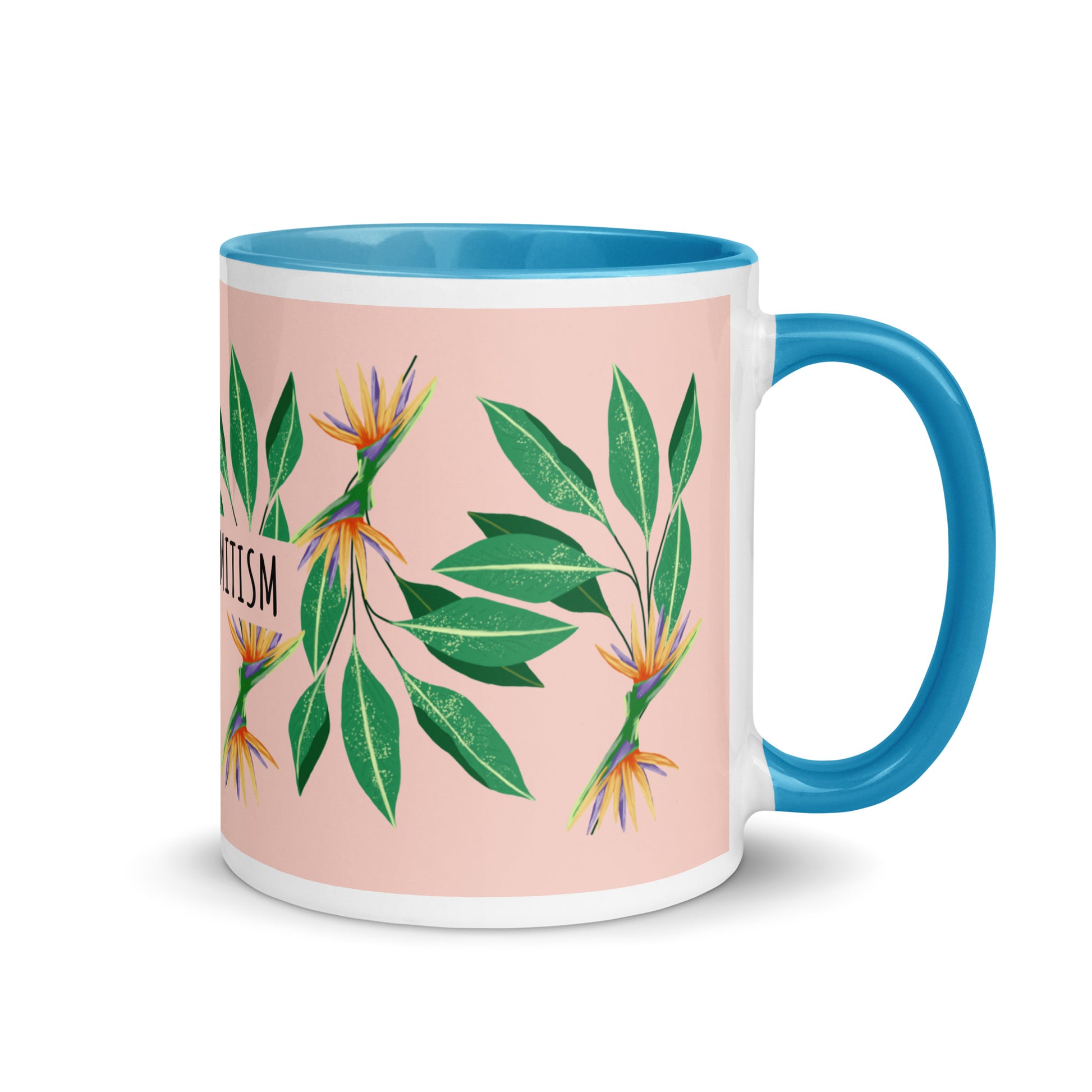 Flower Anthem | Antisemitism | White Mug With Color Inside