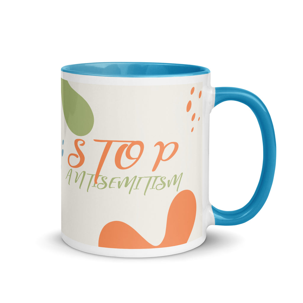 Minimal Shine | Antisemitism | White Mug With Color Inside