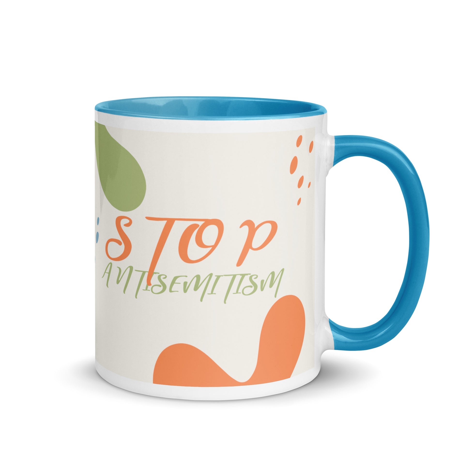 Minimal Shine | Antisemitism | White Mug With Color Inside