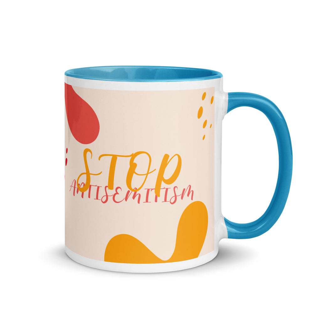 Minimal Shine | Antisemitism | White Mug With Color Inside