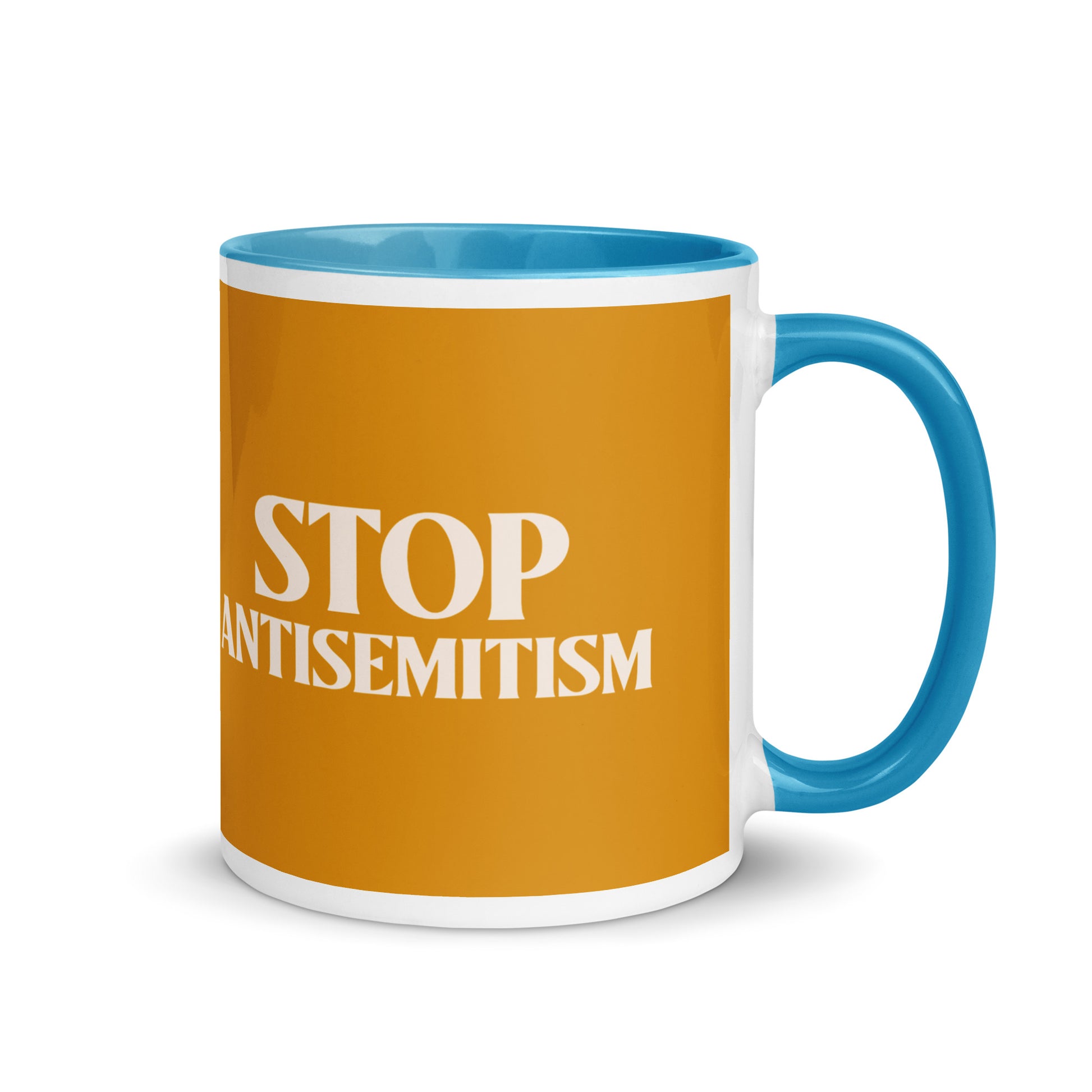 Minimal Shine | Antisemitism | White Mug With Color Inside